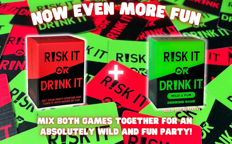 Risk It or Drink, a fun and hilarious drinking game for adults, perfect for party games, game nights, and icebreakers in Nairobi, Kenya.