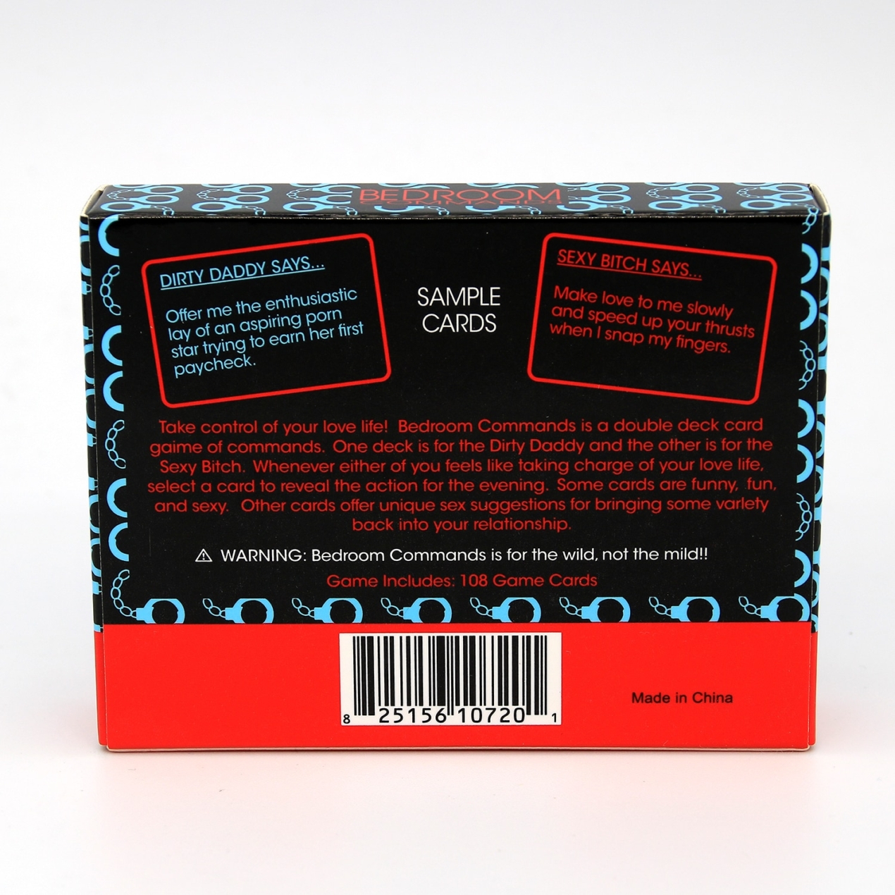 bedroom commands back