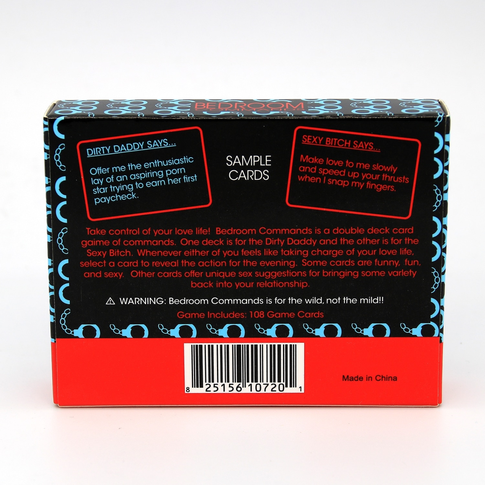 bedroom commands back