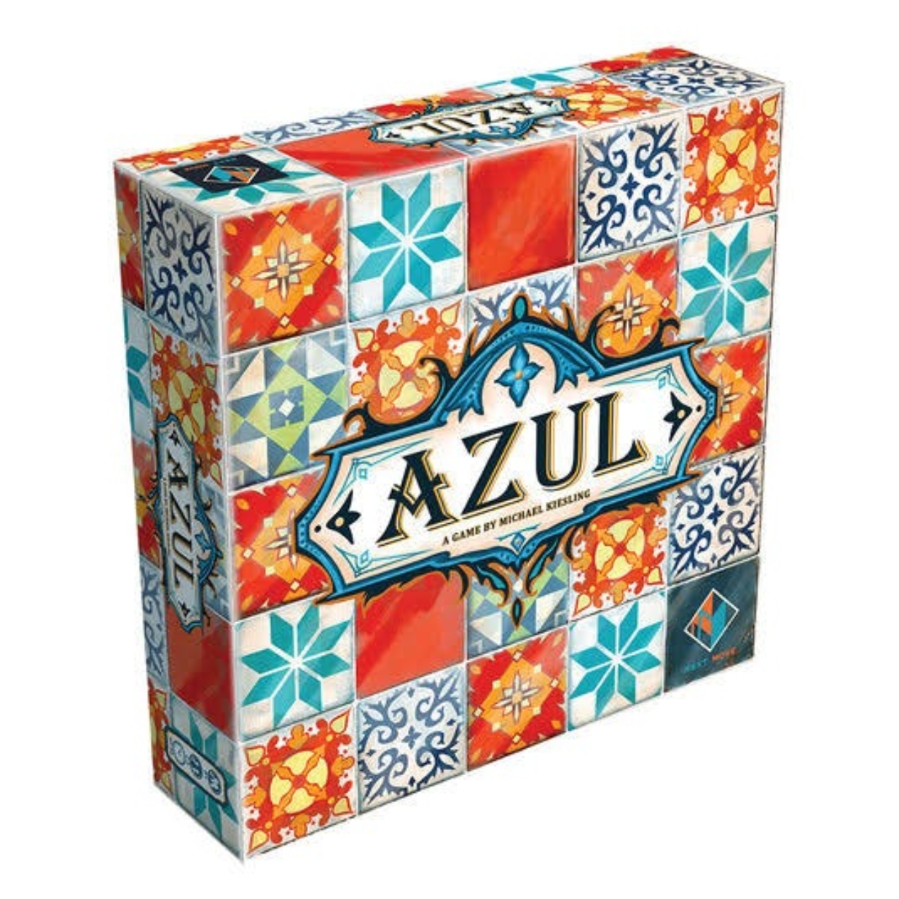 Azul board game box and colorful tiles available at Boards Games & Cards Kenya.