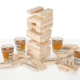 A high-quality Drunken Jenga wooden block tower setup from Boards Games & Cards Kenya.